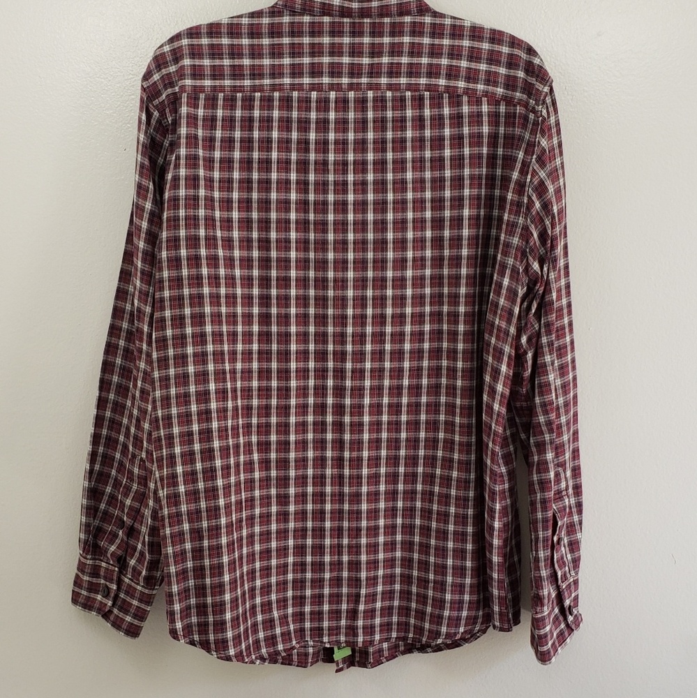 Long Sleeve Plaid Button Up Shirt - Picture 3 of 5